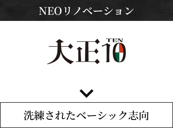 NEOリノベーション 大正10 洗練されたベーシック志向